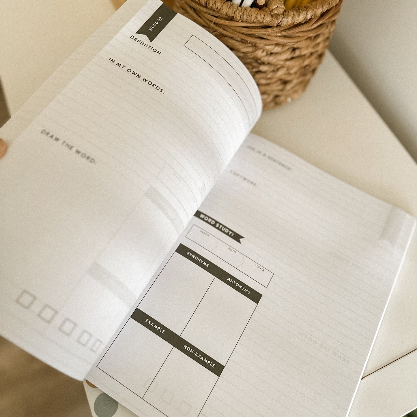 New Schoolnest Vocabulary Notebook